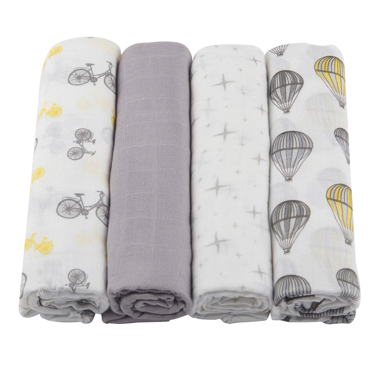 Baby Swaddle 4PK | Bamboo Muslin - Traveler Newcastle Classics