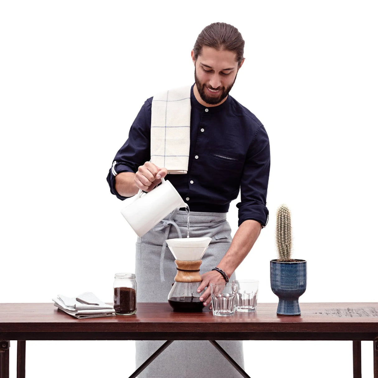 Bistro Apron | Upcycled Cotton MEEMA