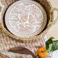 Bread Warmer & Basket Gift Set with Tea Towel - Lovebird Round KORISSA