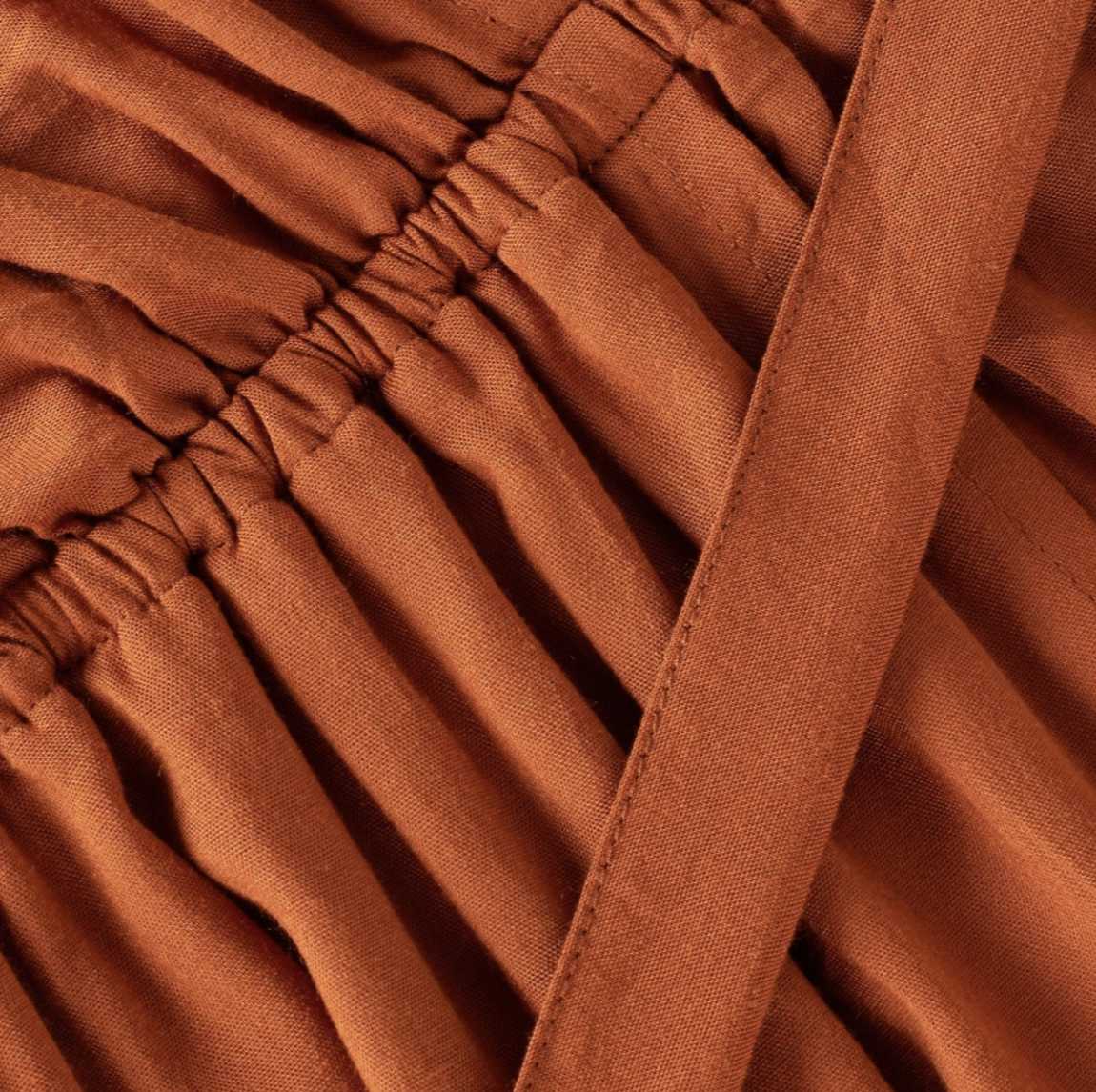 Burnt Orange Midi Dress | Handmade in Bali Pink Haley