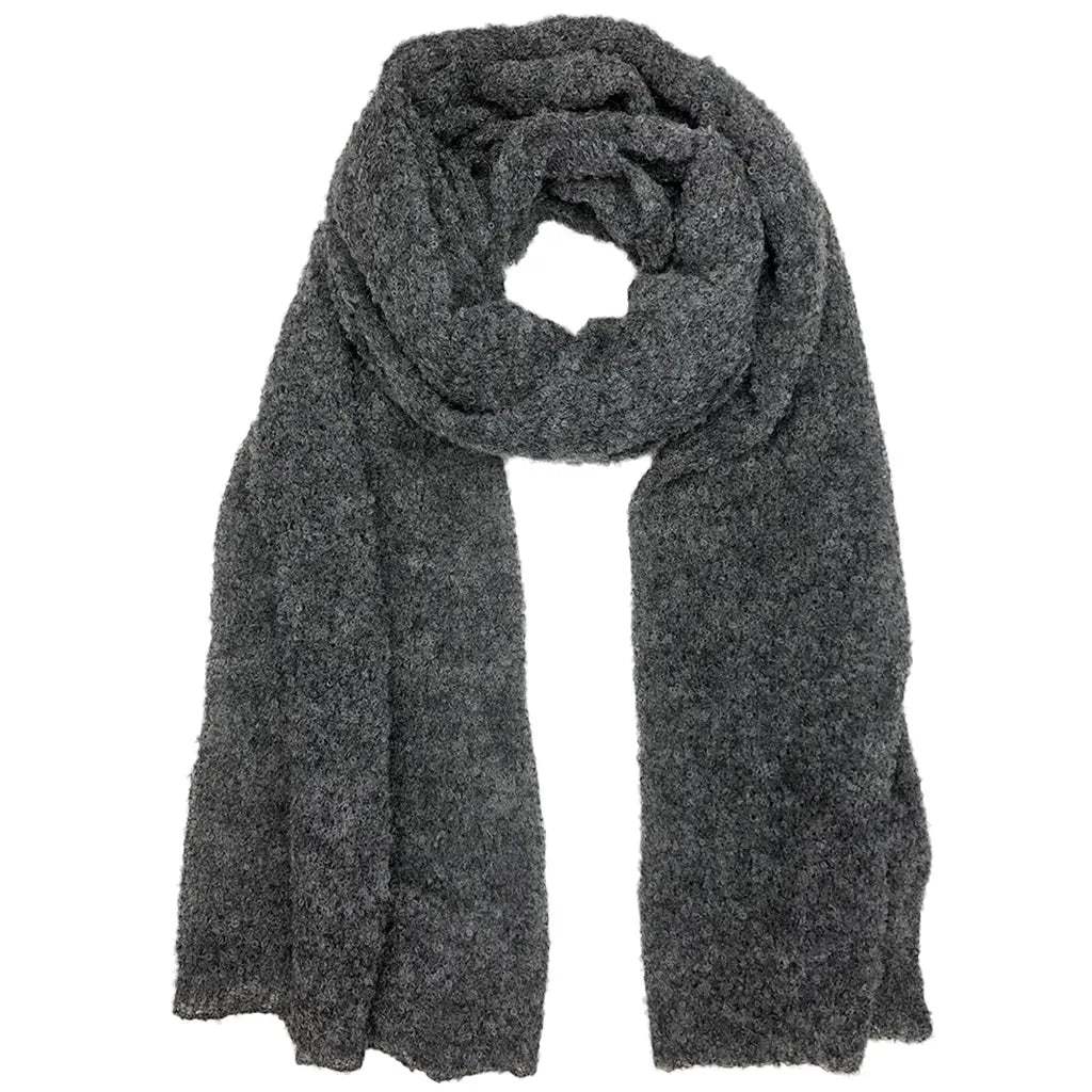 Charcoal Ultra Plush Alpaca Scarf | Ethical Style SLATE + SALT