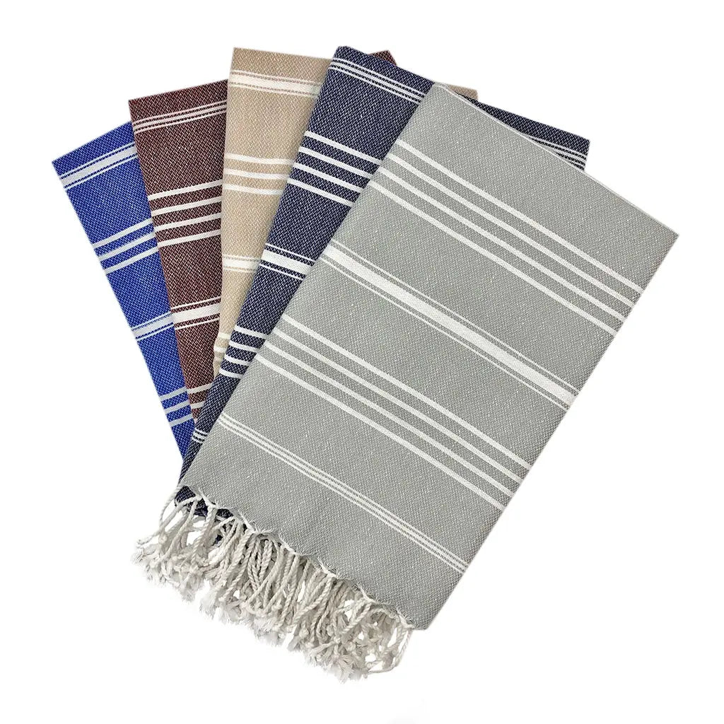 Classic Turkish Hand Towel | 100% Natural Fibers SLATE + SALT