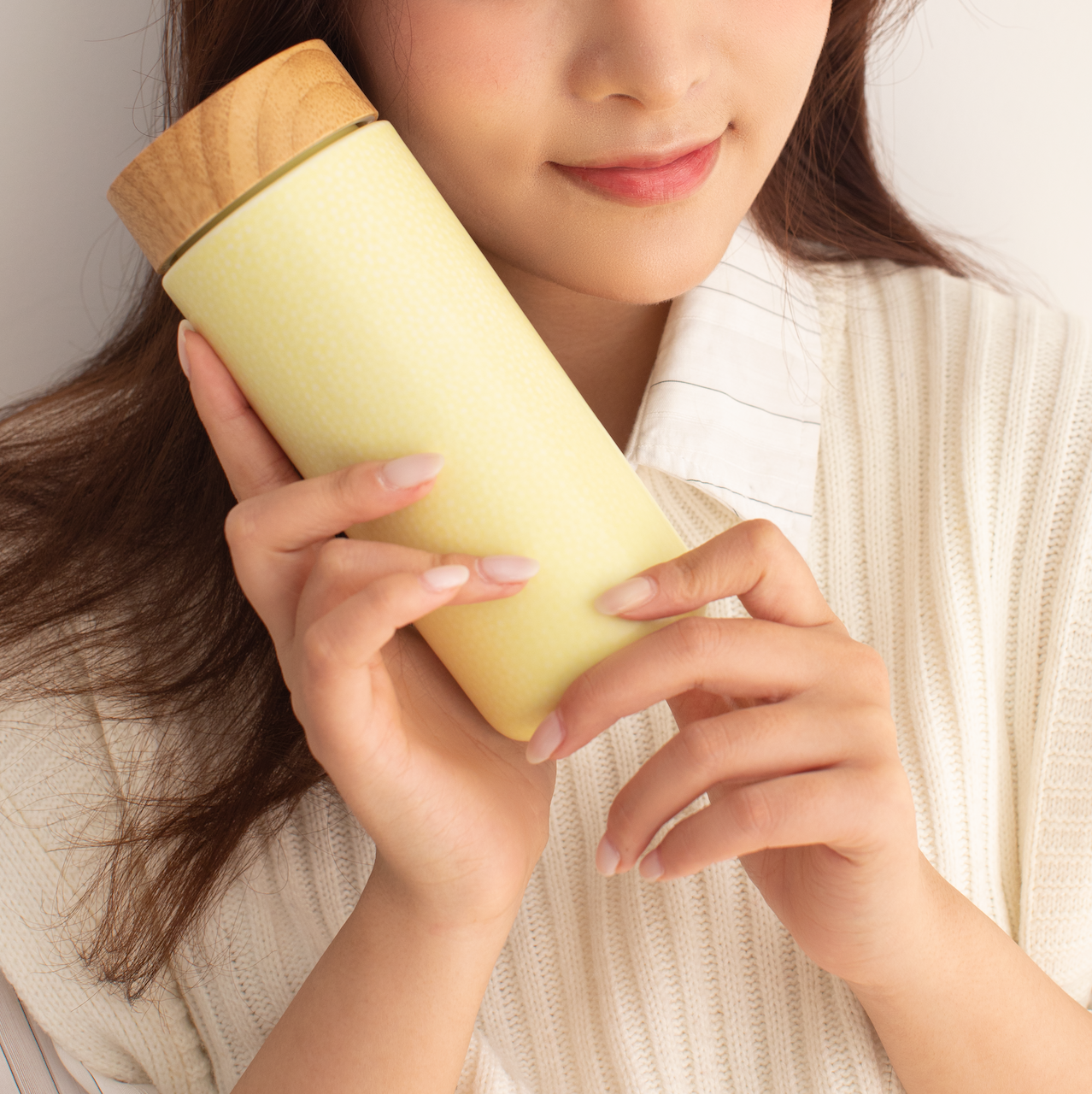 Ceramic Travel Tumbler | Morning Dew (12 oz ) -11