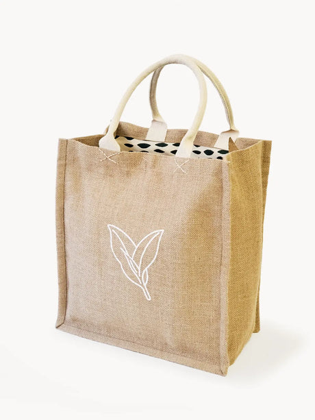 Jute Canvas Market Bag - Nature KORISSA
