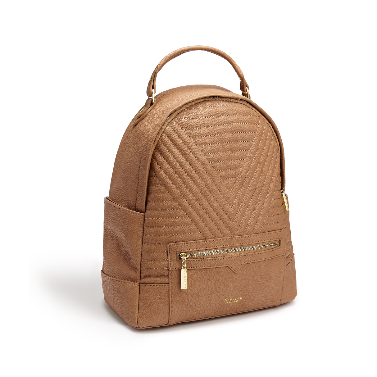 Brown Womens Backpack | Vegan Leather-3