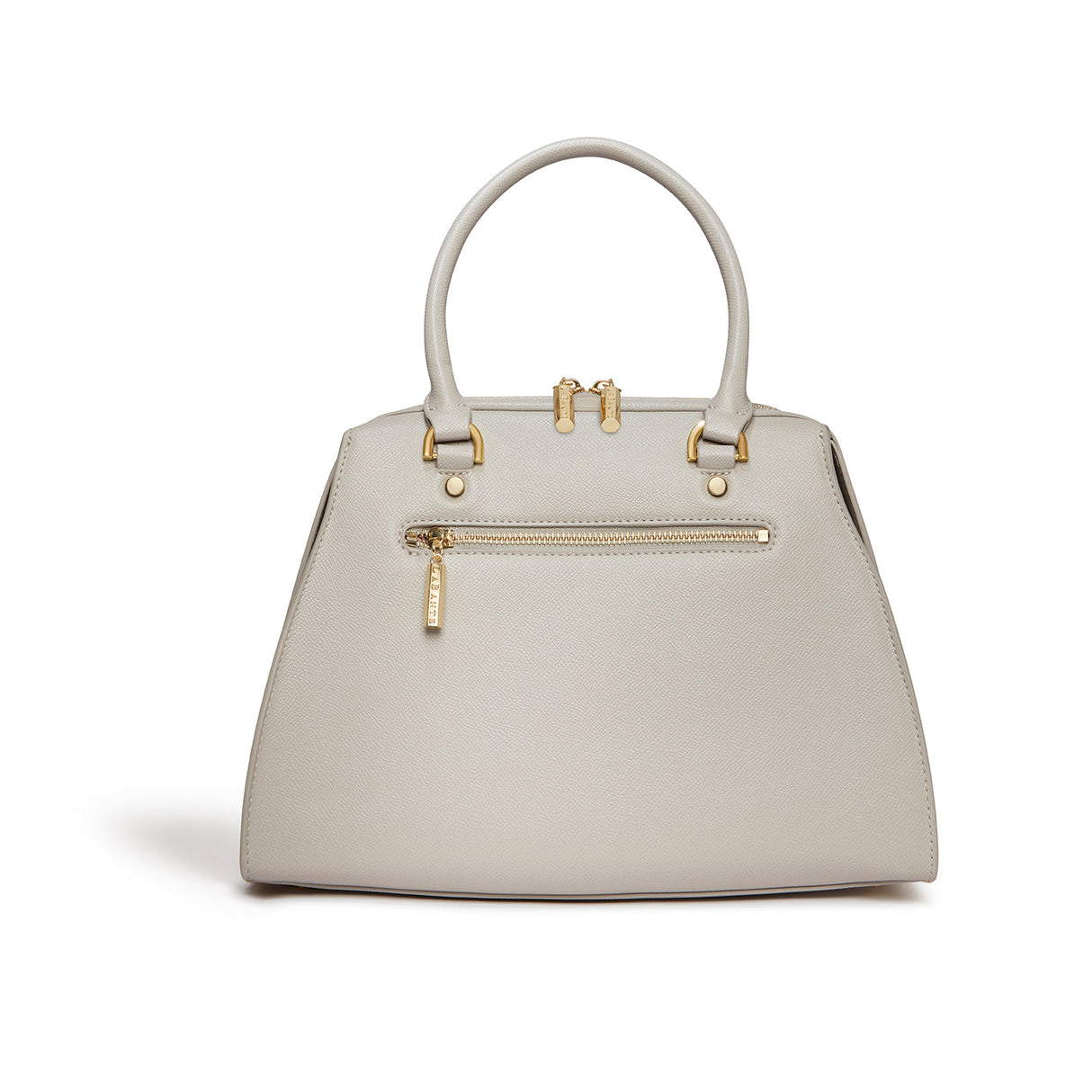 Grey Bowling Bag | Vegan Leather-2