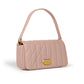 Pink Baguette Bag | Vegan Leather-0