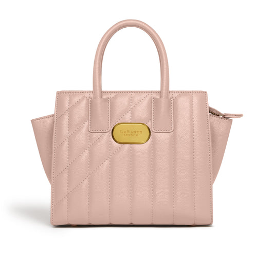Pink Demi Tote Bag | Vegan Leather-0
