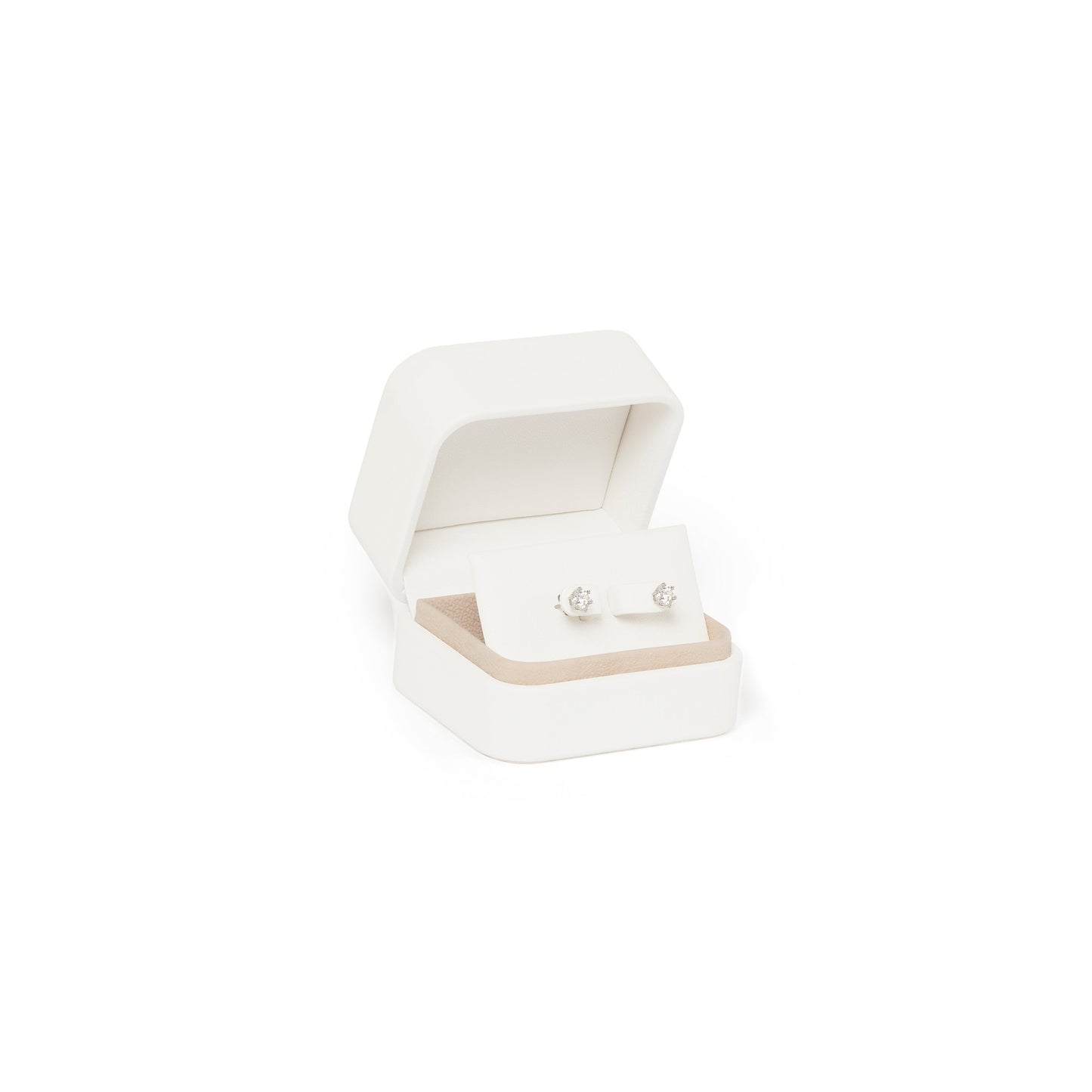 Earrings | Moissanite Solitaire Diamond  0.5 Carat-1