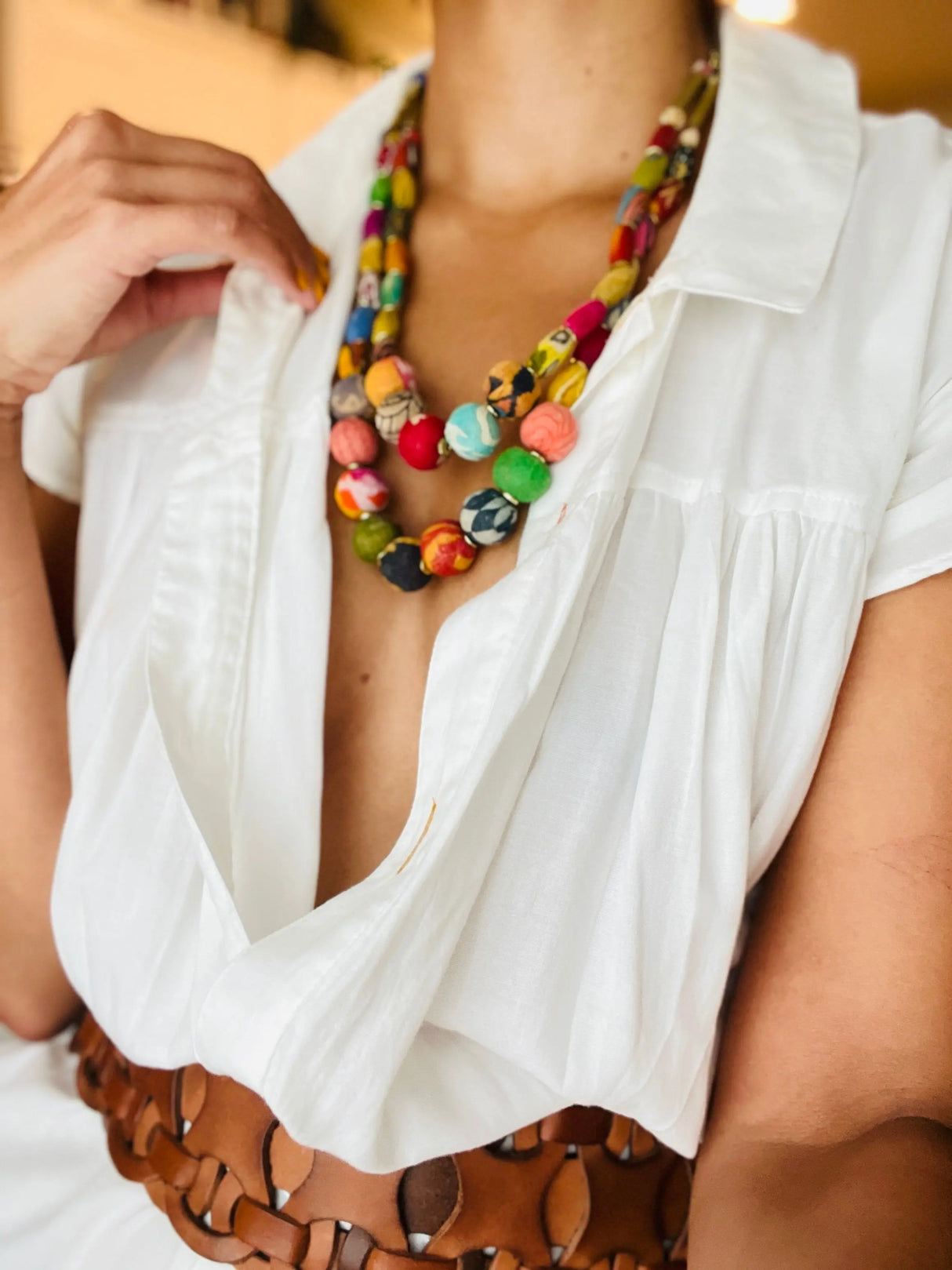 Necklace | Artisan Kantha Jewelry Cylinder Sumiye Co
© 2025 Sumiye Co. All Rights Reserved.
Unauthorized use of photographs is prohibited.