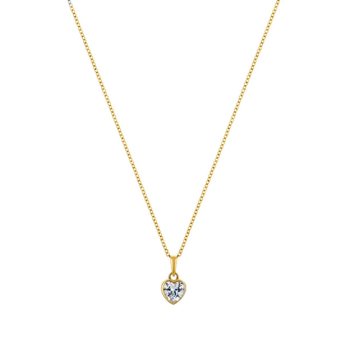 Necklace | Pure Heart - Gold Plated Sterling Silver -0