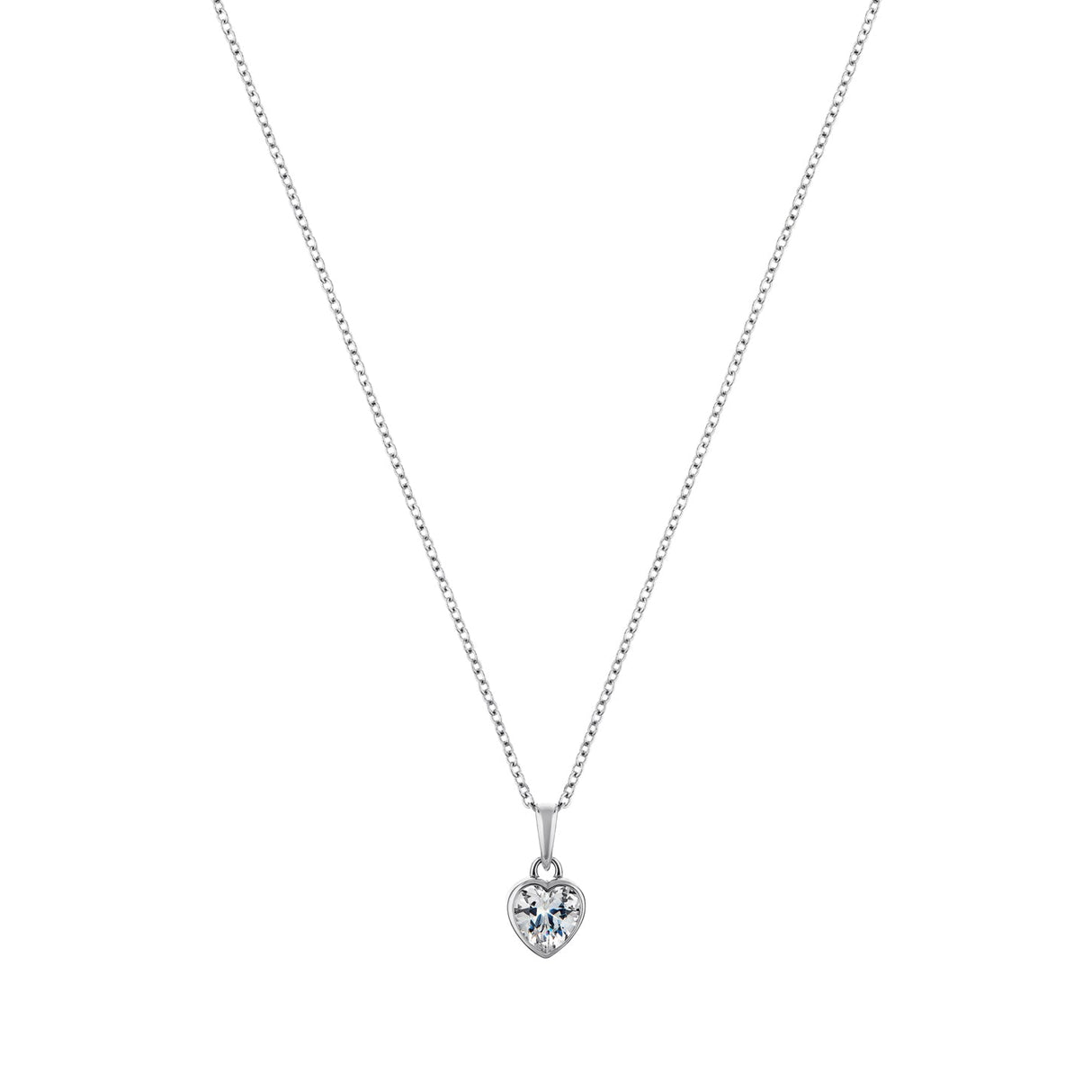 Necklace | Pure Heart - Sterling Silver -0