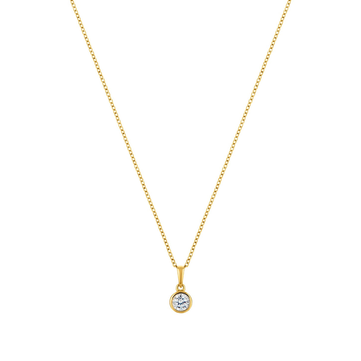 Necklace | Circle of Life - Gold Plated Sterling Silver-0