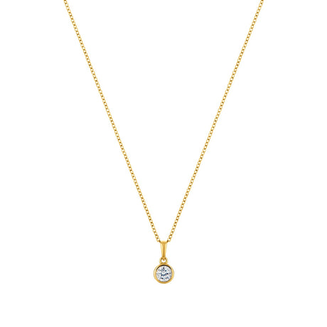 Necklace | Circle of Life - Gold Plated Sterling Silver-0