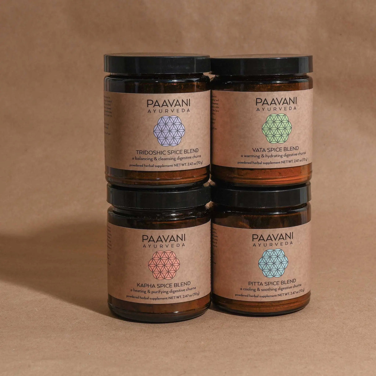 Organic Spice Blend Set | Ayurveda Paavani Ayurveda Skincare and Wellness