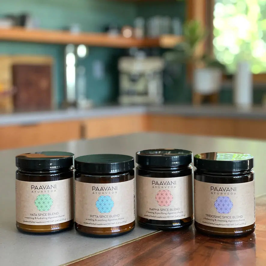 Organic Spice Blend Set | Ayurveda Paavani Ayurveda Skincare and Wellness