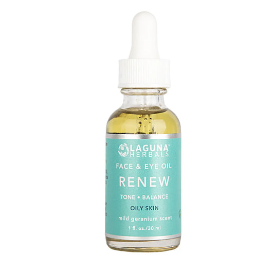 Renew | Organic Face & Eye Oil  For Oily Skin Laguna Herbals