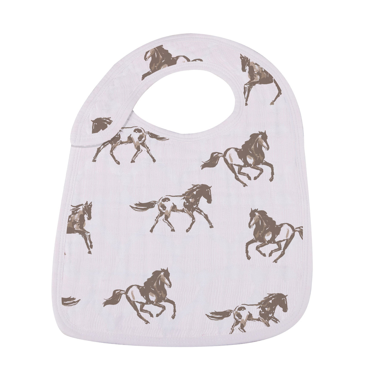 Snap Bibs 3PK | Forever Cowboys & Cowgirls - Bamboo Muslin -4