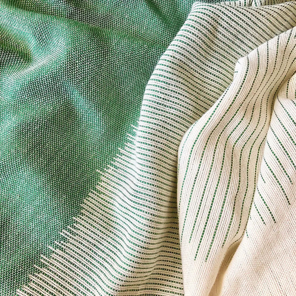 Striped Organic Cotton Scarf | Ethical Style SLATE + SALT