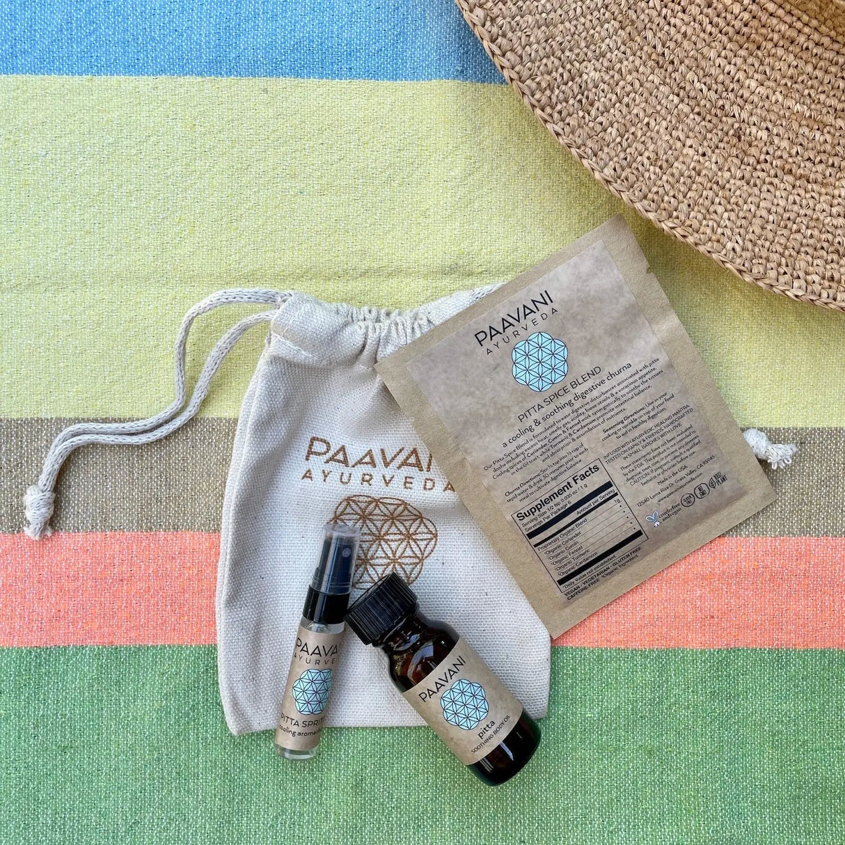 Summer Sampler Kit Paavani Ayurveda