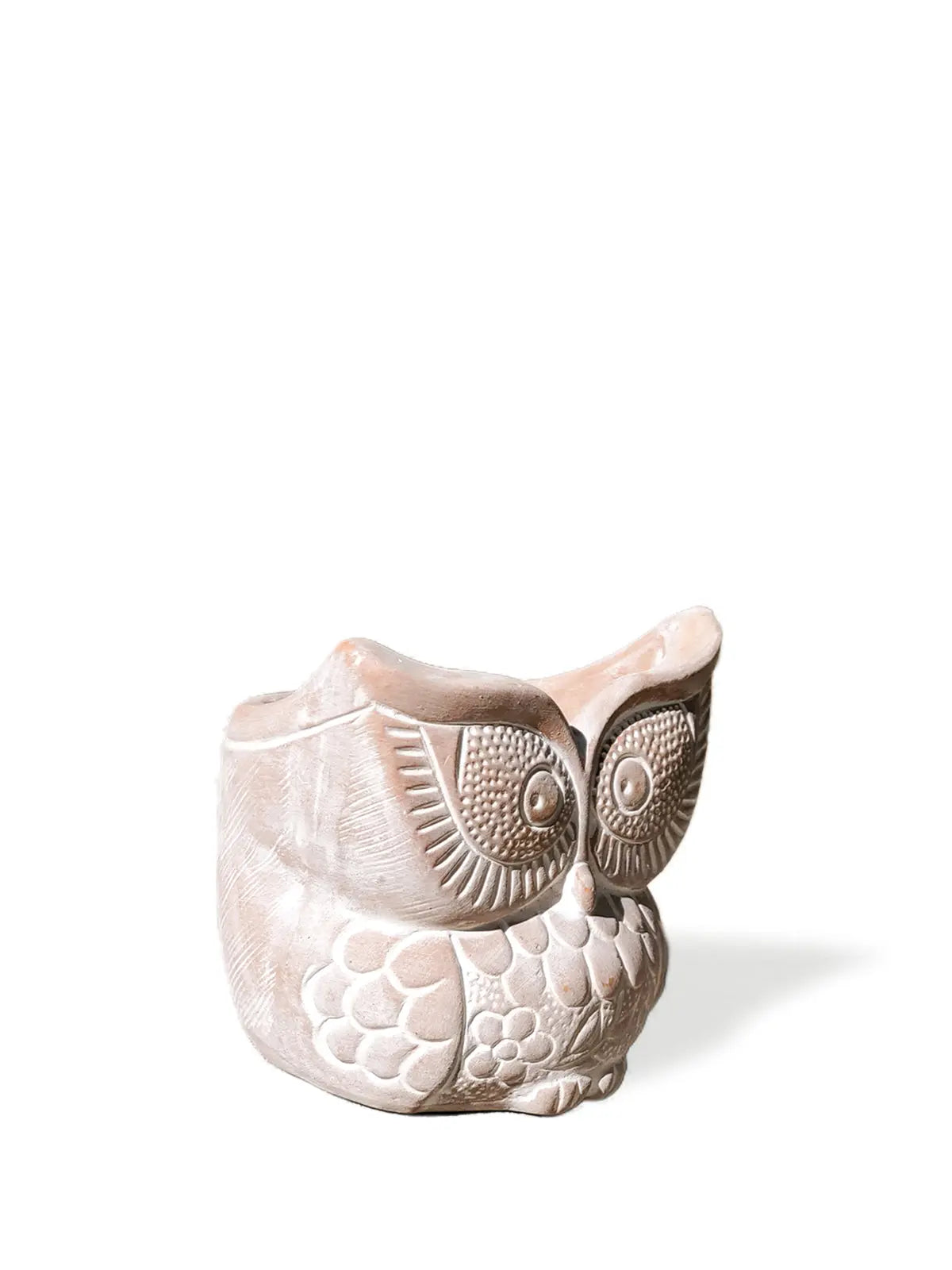 Terracotta Pot - Big Eye Owl KORISSA