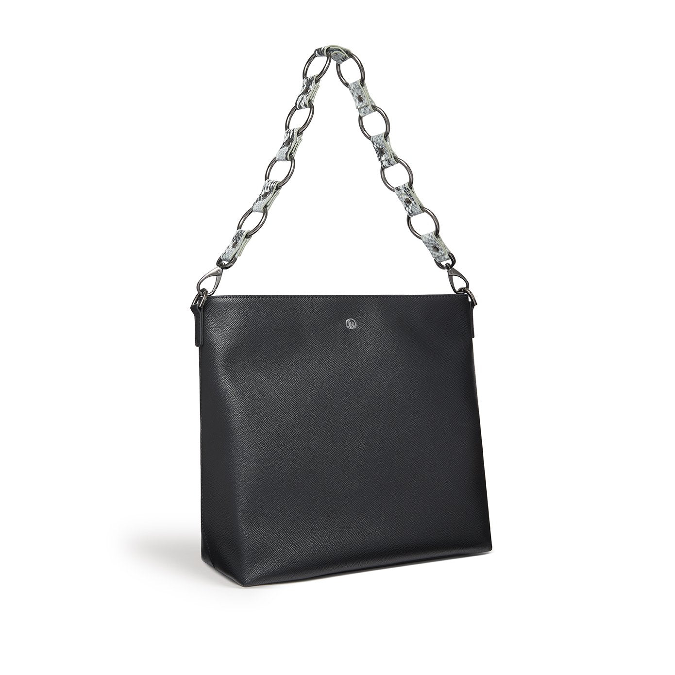 Black Hobo Bag | Vegan Leather-1