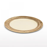 Feather Plates Gold/Oyster
