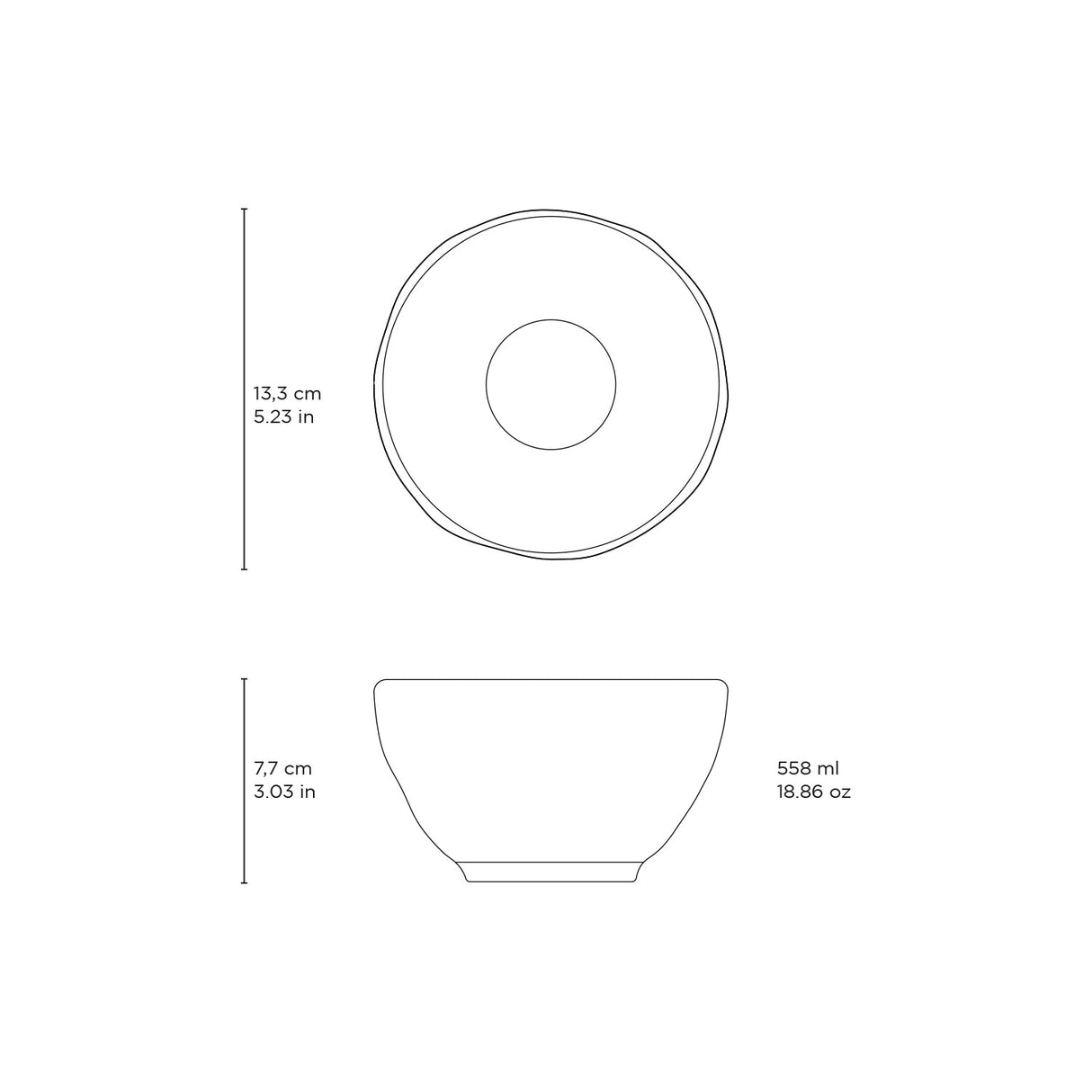 Organic Soup/Dessert Bowl Set of 6