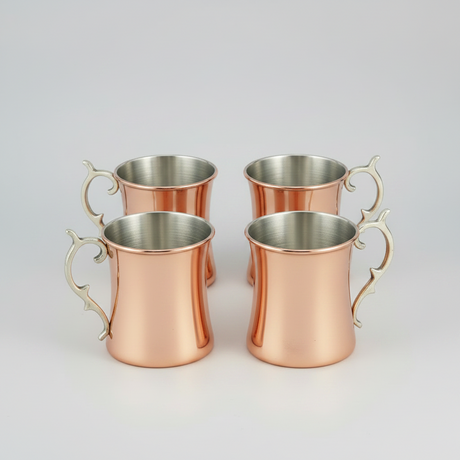 Copper Cocktail Mugs (Set of 4) | Vintage Inspired - Sumiye Co