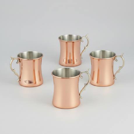 Copper Cocktail Mugs (Set of 4) | Vintage Inspired - Sumiye Co