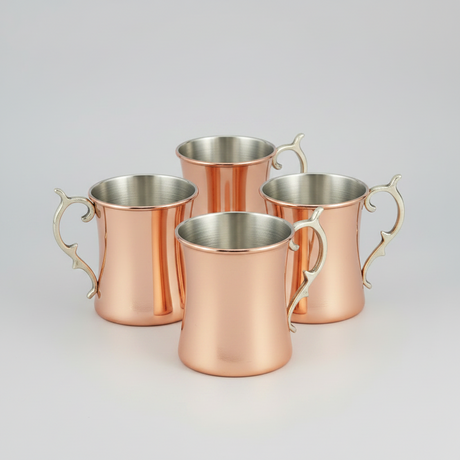Copper Cocktail Mugs (Set of 4) | Vintage Inspired - Sumiye Co