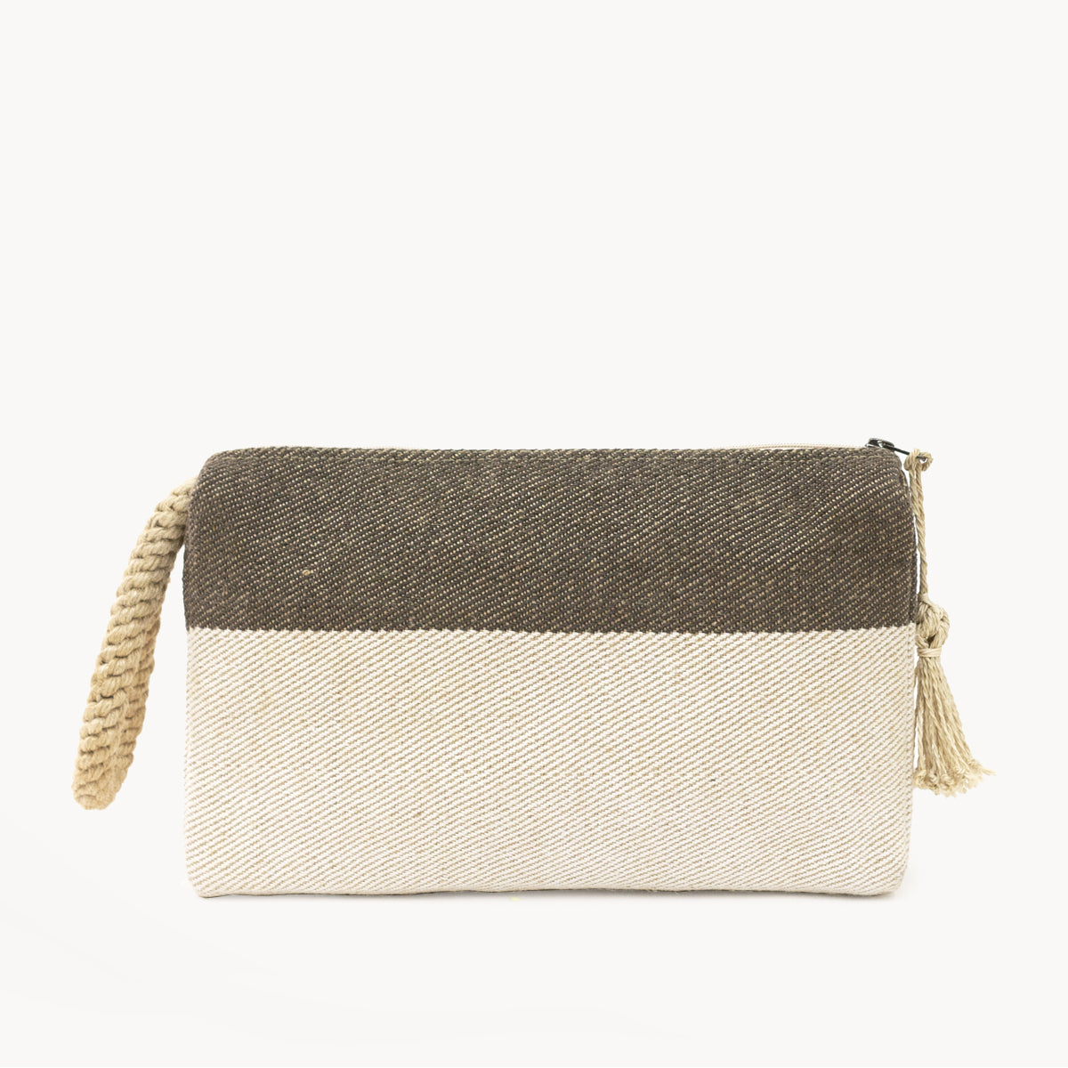 Block A Clutch - Brown
