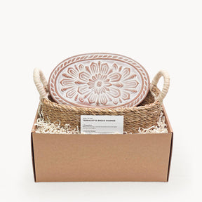 Bread Warmer & Basket - Flower-0