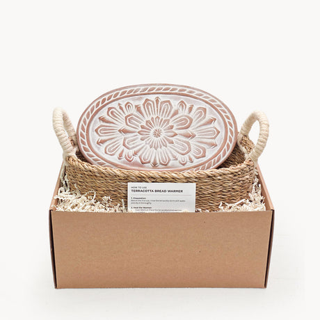 Bread Warmer & Basket - Flower-0