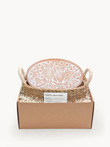 Bread Warmer & Basket - Owl Oval-0