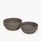 Glitter Bowl - Black (Set of 2)