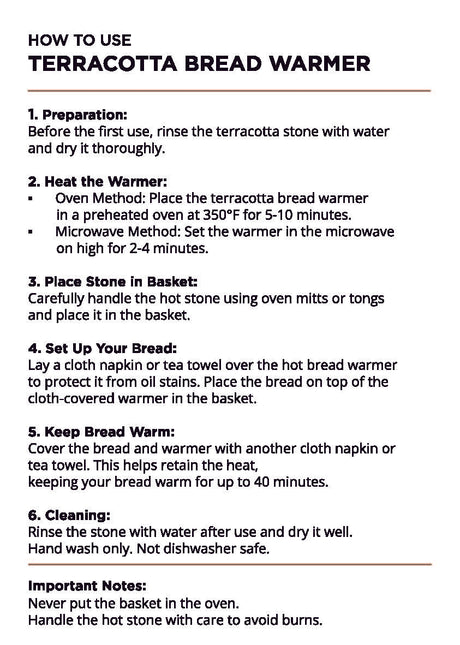 Bread Warmer & Basket - Pumpkin Oval-3