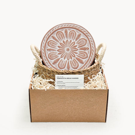 Bread Warmer & Basket - Vintage Flower-0