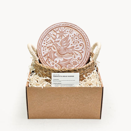 Bread Warmer & Basket - Bird Round-0