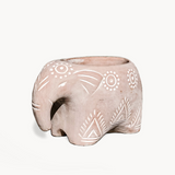 Terracotta Pot - Folk Elephant