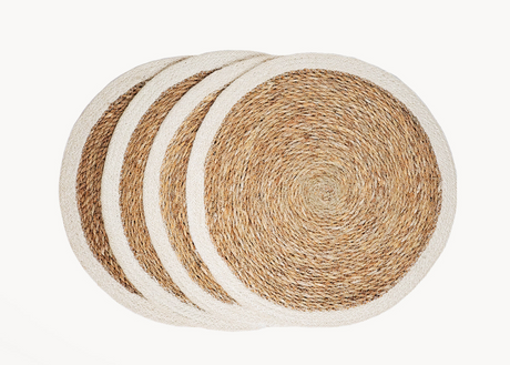 Savar 14" Round Placemat Set (4) - Sumiye Co