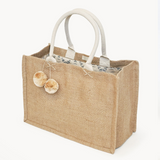 Gift & Market Tote Bag | Pompom (11” H x 15”W x 7.5”D)