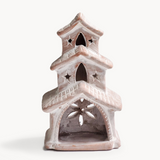 Terracotta Tea Light Candle Holder - House