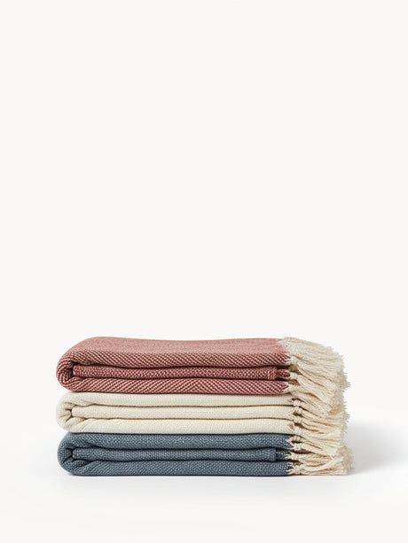 Artisanal Handwoven Cotton Throw Blanket-0