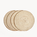 Kata Spiral Placemat - Natural (Set of 4)