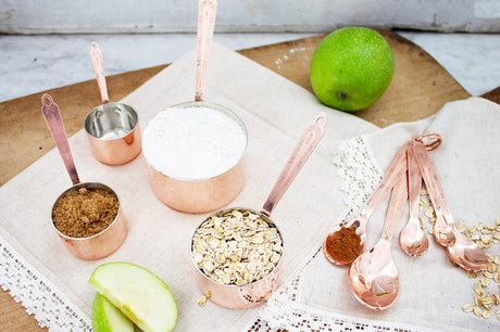 Copper Measuring Cups (Set of 4)  | Vintage French Inspired - Sumiye Co