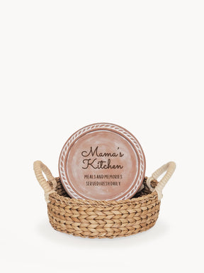 Bread Warmer & Basket - Mom Round-5