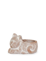 Tea Light Candle Holder | Terracotta Cat-3