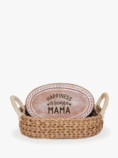 Bread Warmer & Basket - Mom Oval-7
