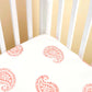 PINK CITY FITTED CRIB SHEET-0